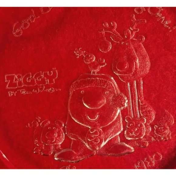 Vtg 1980 Ziggy Christmas Ornament Shoppe Blessings From Clear Acrylic 80s Retro - Picture 11 of 15